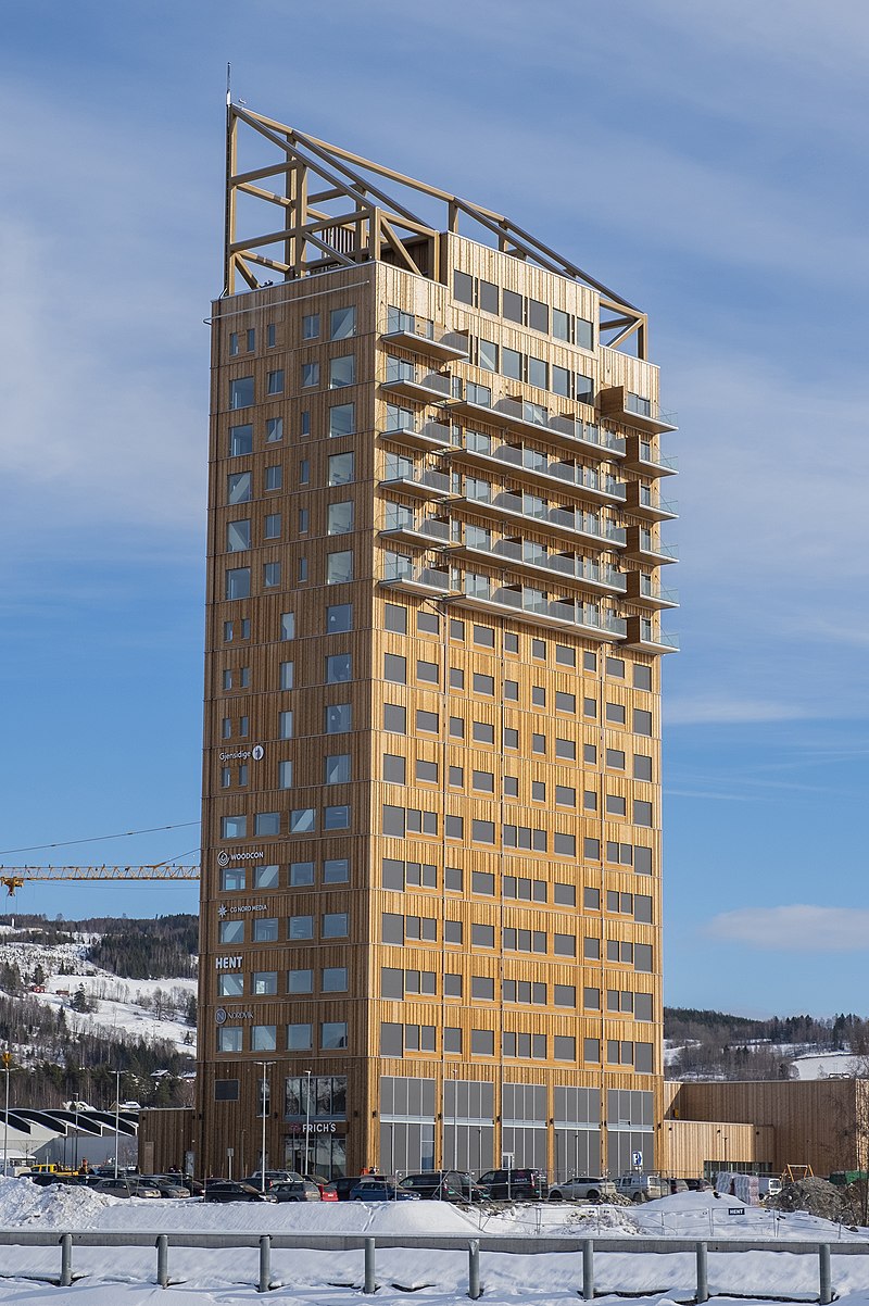 wooden scyscraper