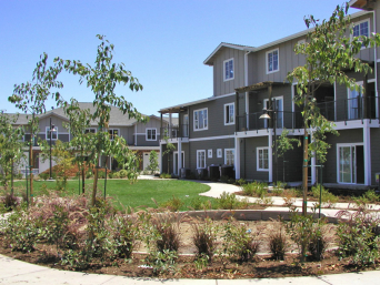 apartment buildings