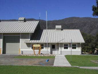 Outside view of fire station