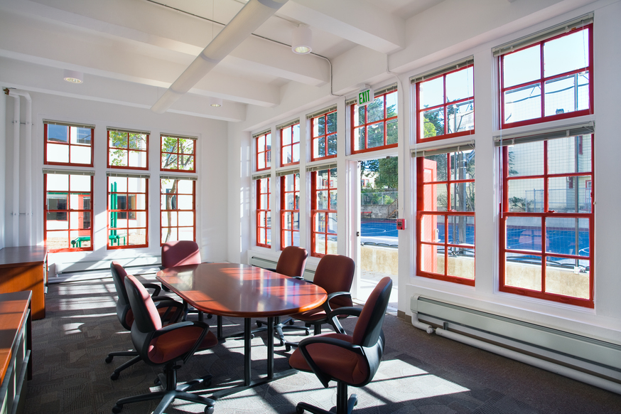 Conference room inside school