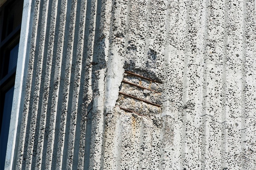 building exterior broken 
